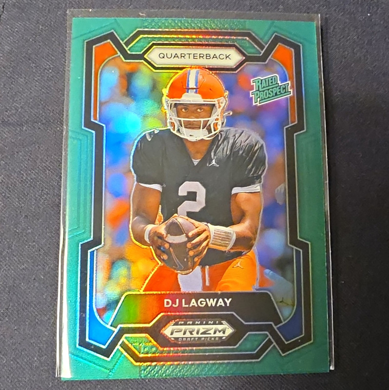 Panini 2024 Prizm Draft Picks DJ Lagway Rated Prospect #182 Florida Gators