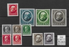 AD Bayern Nr.  ex  94 - 115 B  ungebraucht, geschnitten  (550)