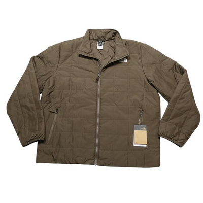 #ad The North Face Jacket Mens XL Brown Junction Insulated Quilted Full Zip Outdoor $57.95