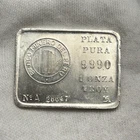 VINTAGE Banco Minero Del Peru 1 Onza Troy oz .999 Pure Silver Bar