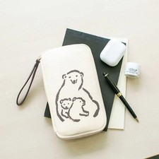 Hobonichi Small Drawer Pouch Izumi Shiokawa Polar Bear New
