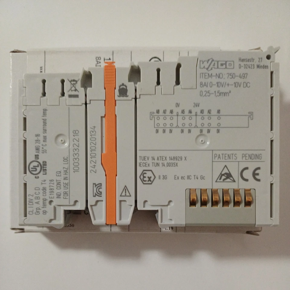 Wago 8-Kanal Analogeingang 750-497 - Bild 2 von 4
