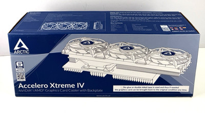 ARCTIC Accelero Xtreme IV - High-End Graphics Card Cooler with Backside Cooler 