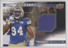2023 Upper Deck CFL CFL Greatness Game Jersey Jackson Jeffcoat #CG-JJ 0q69