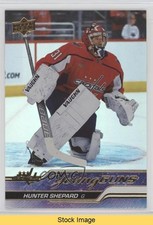 2023-24 Upper Deck Series 2 Young Guns Silver Foil Hunter Shepard #491 READ 0y9w