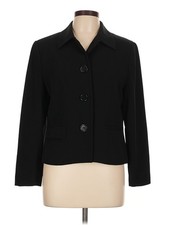 Valerie Stevens Women Black Blazer 10