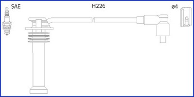 Hitachi ZüNdleitungssatz ZüNdkabel FüR Ford Focus Turnier DNW DAW DBW DFW-image