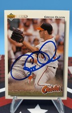 Autographed Signed 1992 Upper Deck - Gregg Olson #227