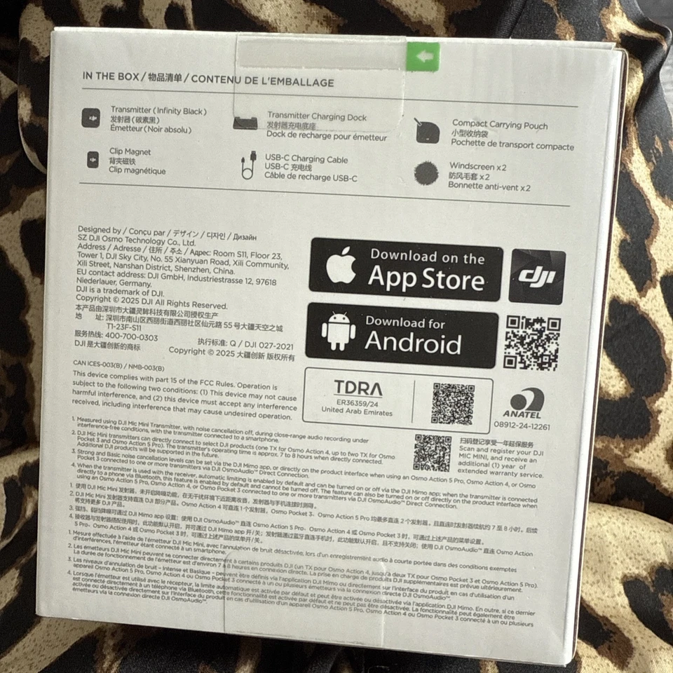 DJI Mini Microphone Transmitter Infinity Black - Image 2 of 2