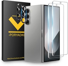 2PCS Tempered Glass  HD Camera Lens Protector for Galaxy Z Fold 6 6.9 Inch