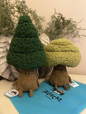 RARE RETIRED BNWT Jellycat ForestTree Forest Tree Pine & Lime tree nature 