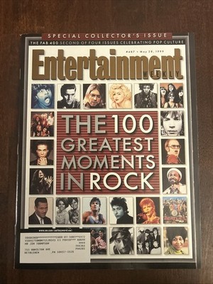 Entertainment Weekly 100 Greatest Moments In Rock Collectors Issue May 1999!