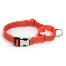 YSHOME PET Reflective Martingale Dog Collar with Quick-Snap Medium, Orange