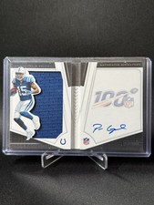 2019 Parris Campbell Panini Playbook Booklet Rookie Patch Auto 019/199 #215