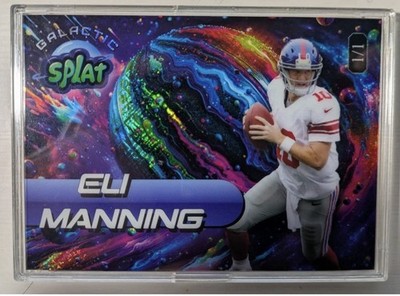Eli Manning 2025 Wild Card Galactic Splat 1/1 EXTREMELY RARE INSERT CARD