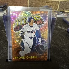2026 Topps Series 1 Shohei Ohtani Titans Of The Game Orange 13/25
