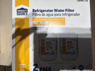 3 Packs Project Source Refrigerator Water Filter Value Pack *read Description*