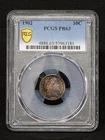• 777 MINTED • 1902 10c BARBER PROOF PCGS PR63 RAINBOW TONED DIME PR PF 63 PF63