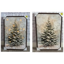 Hobby Lobby Light-Up Picture Frame Christmas Tree Decoration