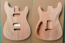 Unfinished Mahogany Electric Guitar Body Wood DIY ST Style HH BODY