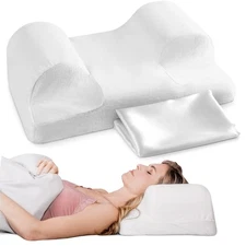 Your Face Pillow-Back Sleeper Beauty Pillow, Cervical Neck Pillow Contour Mem...