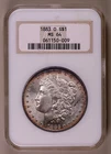 1883-O Morgan Dollar NGC MS64 Fatty Holder ***RARE ORIGINAL OLD HOLDER***