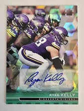 Ryan Kelly #76 Minnesota Vikings C 2025 Panini Photogenic Green Auto /25