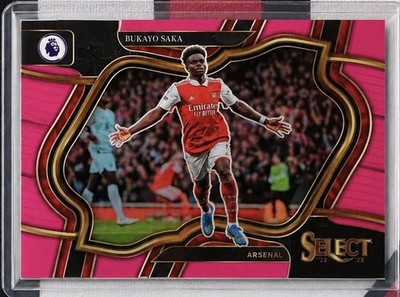 Panini 2022-23 Select Premier League Bukayo Saka Field Level Pink Prizm #241 /99