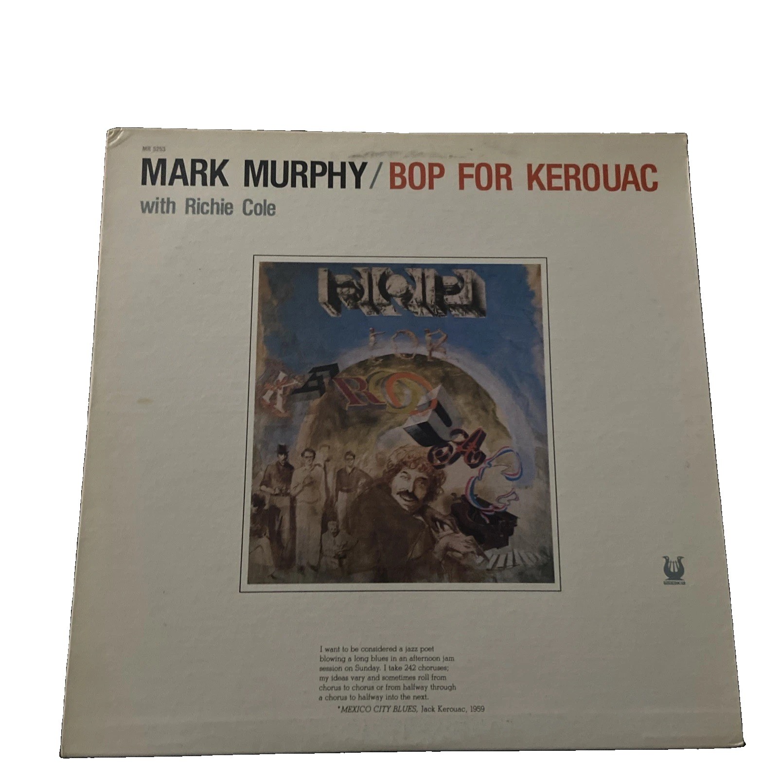 MARK MURPHY “Bop For Kerouac” Vinyl LP 1981 Muse MR 5253 Richie Cole JAZZ Bebop