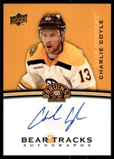 2023-24 BRUINS CENTENNIAL BEAR TRACKS AUTO CHARLIE COYLE #BT-CC