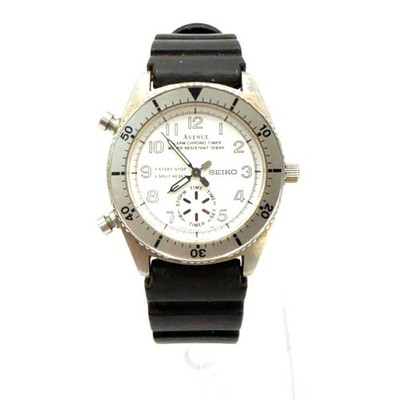 Seiko Avenue Alarm Chrono Timer 8M26-6000 Chronograph Armband 19 cm/7,5 Zoll