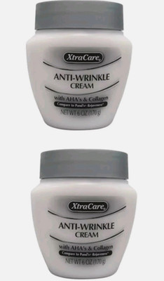 XtraCare Anti-Wrinkle Cream with AHA's & Collagen Lot of 2
