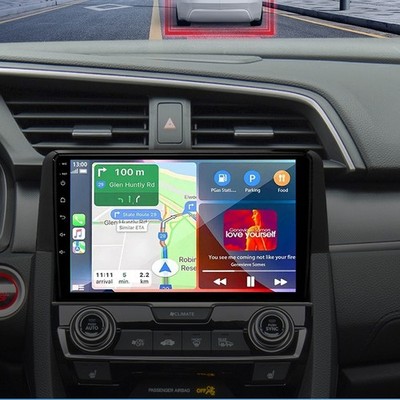 Android 14 Carplay For 2016-2020 Honda Civic Car Stereo Radio GPS WIFI AHD CAM