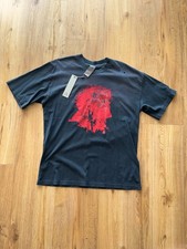 PESO T-Shirt Schwarz Rot Graphic Print Oversi...