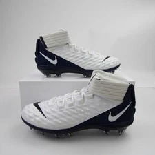 Nike Force Savage Football Cleat Men's White/Navy New without Box
