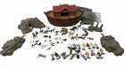 Vintage 60’s Marx Noah’s Ark Toy Lot Animals Figures Playset Incomplete