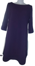 VINCE CAMUTO Women's Purple Colorblock 3/4 Sleeve Dress Size 8 BG 13