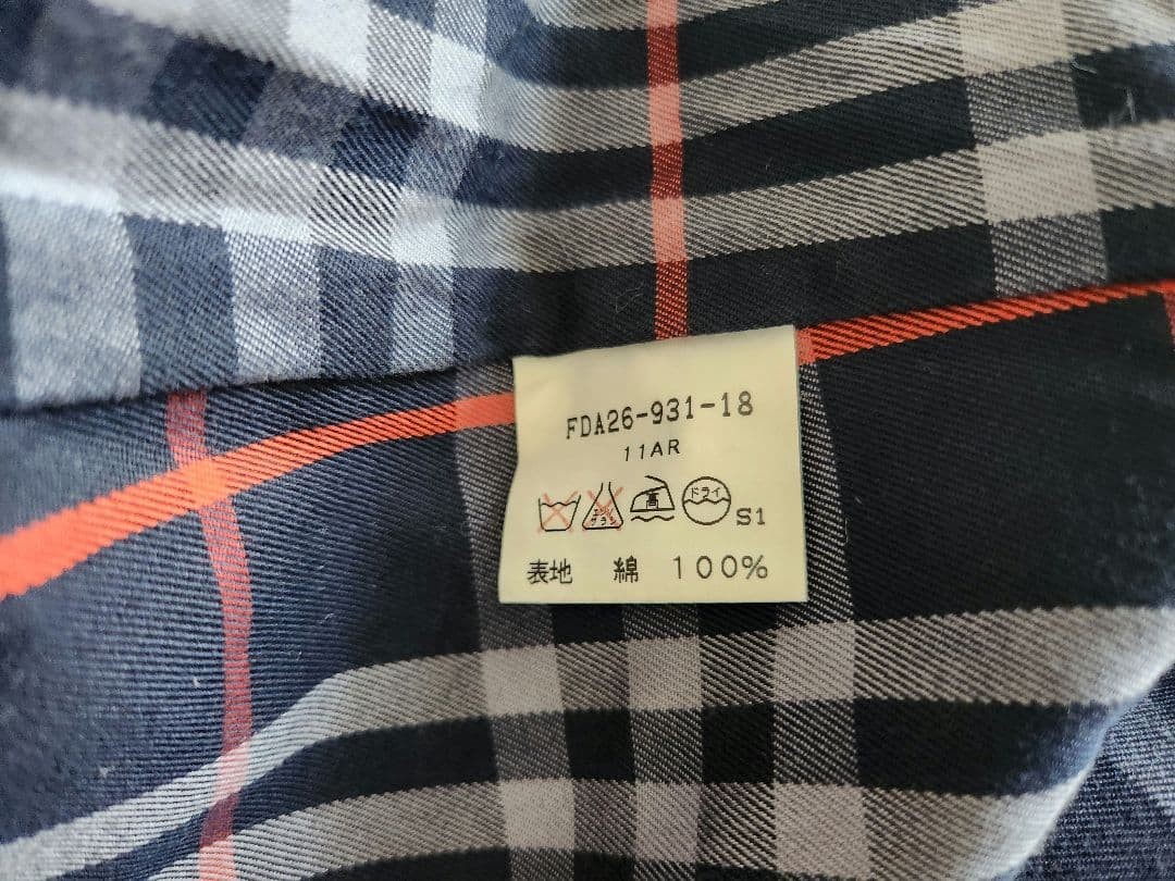 Burberry Long Trench Coat With Wool Liner Nova Check Red Cotton Size L For Women thumbnail 6