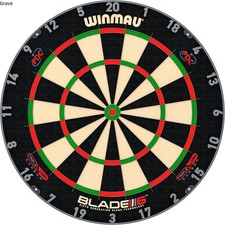WINMAU Dart Board - Blade 6  Blade 360 Dartboard - Triple Core Carbon Series