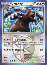 Ursaring 76/101 Plasma Blast Uncommon Pokemon Card