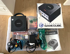 Nintendo GameCube DOL-001 Black PAL Console Bundle Controller Box Manuals RCA