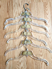 VTG Brown Disney Store Plastic Hangers Unisex 6 pieces view pictures for sizes