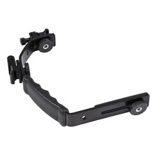 L Shaped Flash Bracket Holder Hot Shoe Mount For Flashlight DV Camcorder 120/135