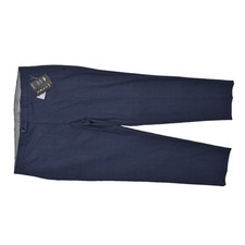 Michael Kors Men's Marvin Classic Fit Dress Pants Blue Plaid 42x32 Polyester NEW