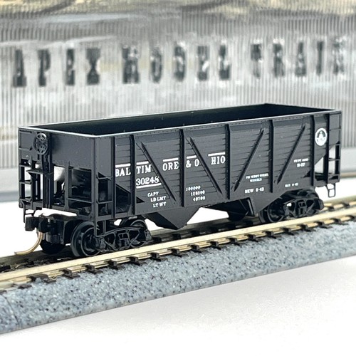 Tolva abierta lateral compuesta Micro-Trains escala N 57080 Baltimore Ohio 2 bahías 30248 | Zustand: Used