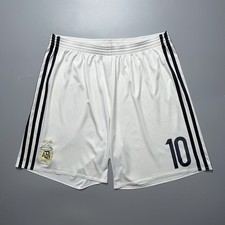 ARGENTINA ADIDAS 2016 COPA AMERICA FOOTBALL SHORTS 10 MESSI SIZE L AO4275