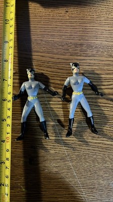 1993 Kenner Batman Animated Series Catwoman 4'' Action Figure Gray