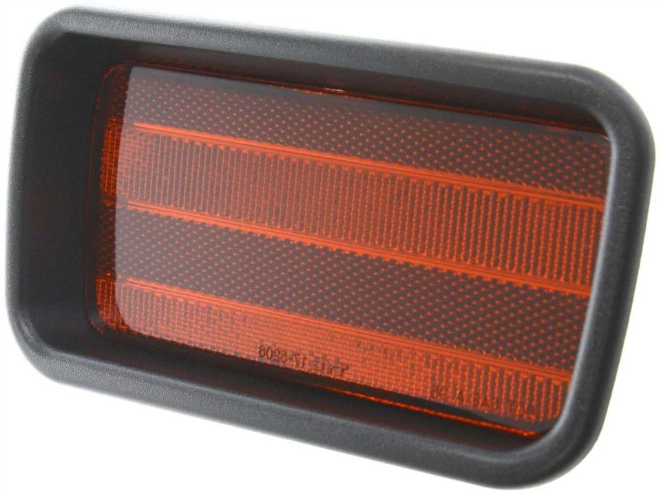 For 1999-2004 Montero Sport Bumper Reflector Front Red Plastic SET PAIR Foto 4 de 4