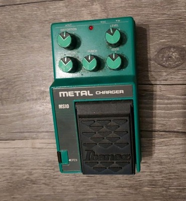Ibanez MS10 Metal Charger Analog Distortion Pedal Electric Guitar Tested Working