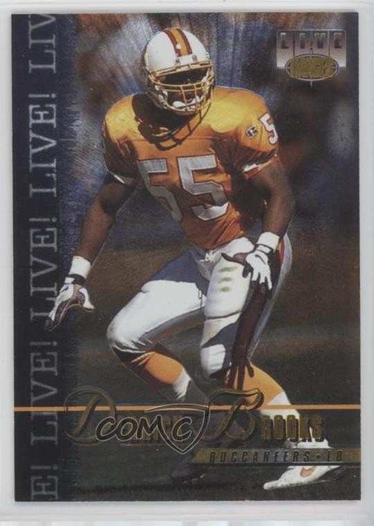 1995 Classic Images Limited Live Derrick Brooks #91 Rookie RC HOF 00l8